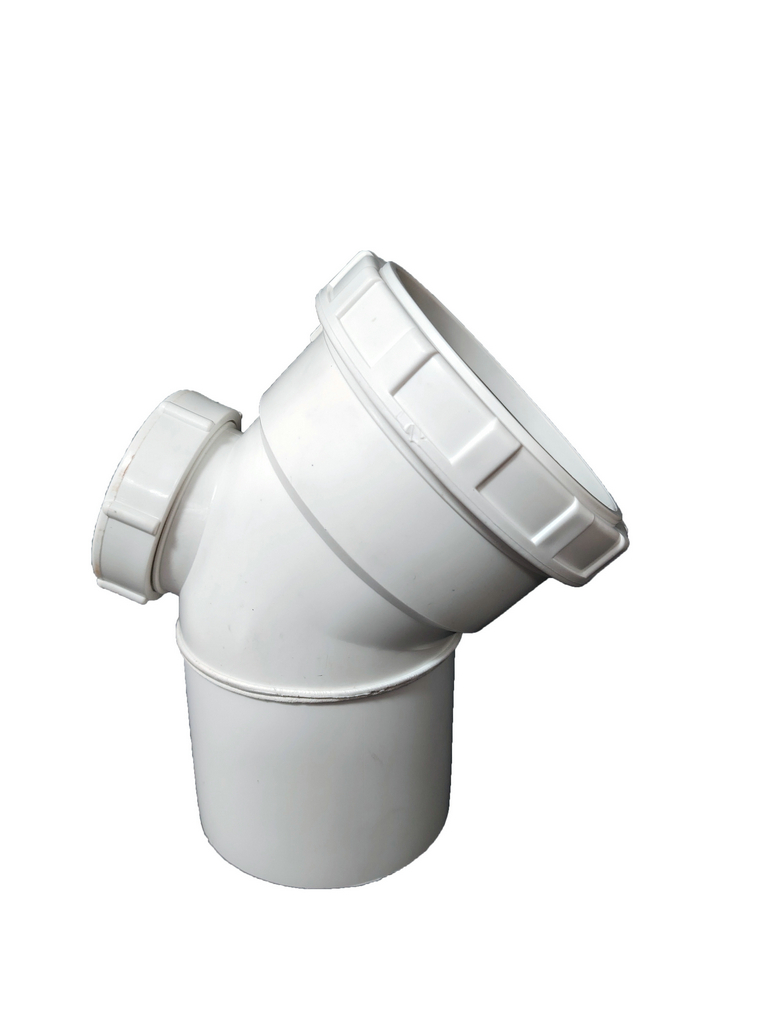 单扩口45°弯头（带检查口）