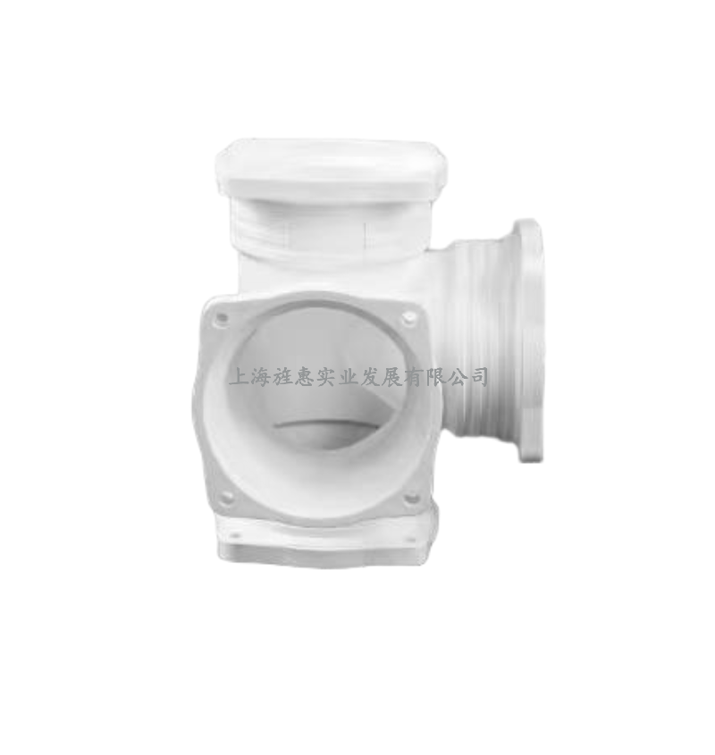 法兰式直角三通带检